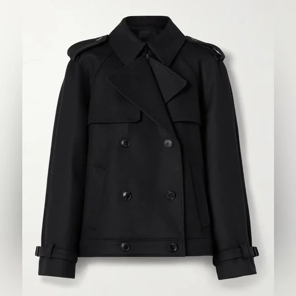 Nili Lotan Amaury Wool-Blend Double Breasted Coat, S - Picture 2 of 15